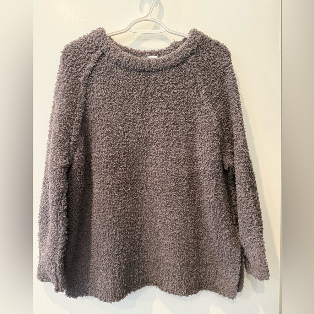 Altar'd State Charcoal Cowl Neck Sweater